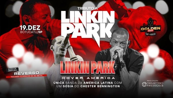 Imagem do evento Tributo ao Linkin Park com a Banda Linkin park cover américa - Botucatu/SP