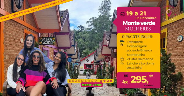 Imagem do evento Monte Verde Reserva 295,90 + 3× de 295,90 no cartão até dia 15/12