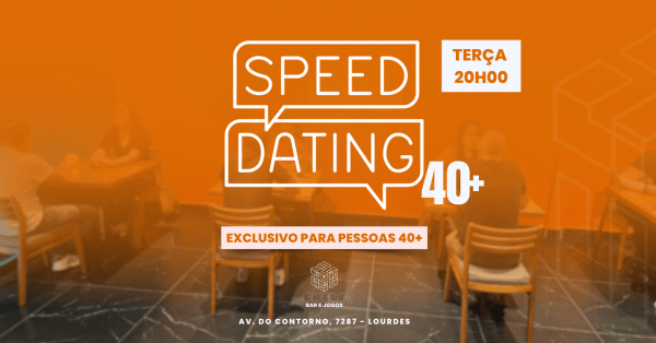 Imagem do evento Speed Dating na Shelf - Edição 40+
