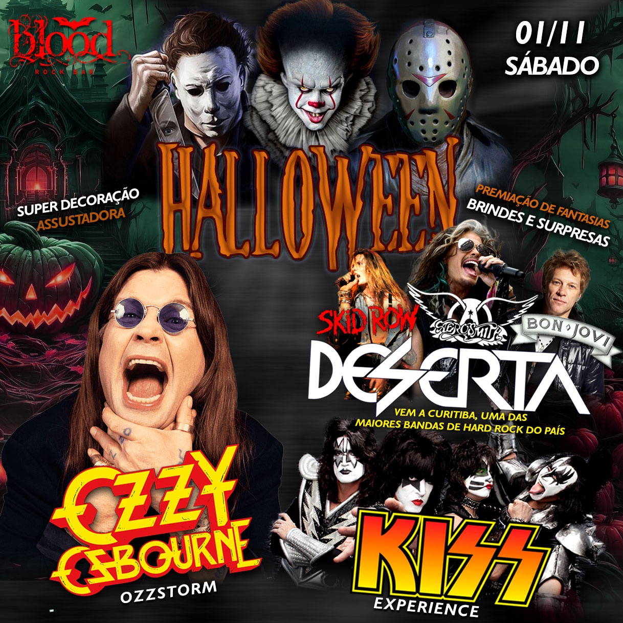 Halloween Blood Rock Bar