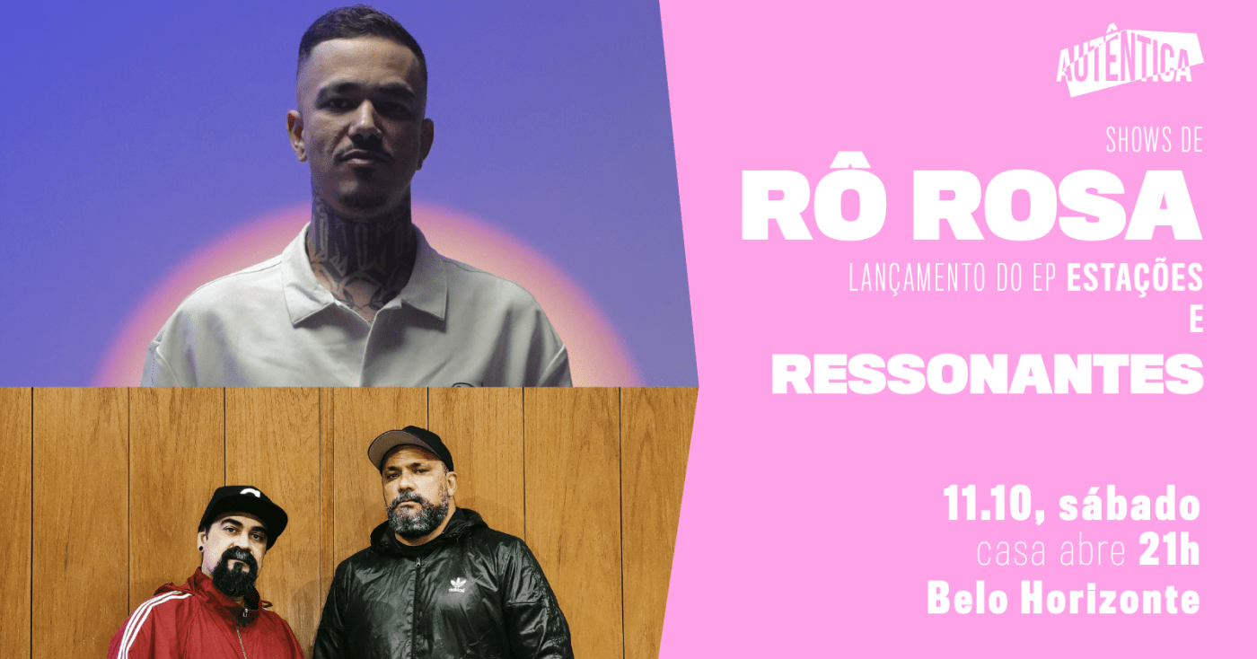 Ro Rosa Ro Rosa - Tour Estações | Ressonantes em Belo Horizonte - Sympla