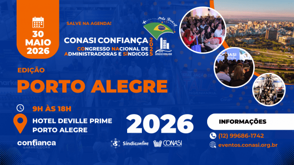 Imagem do evento CONASI CONFIANÇA Porto Alegre 2026 - Congresso Nacional de Administradoras e Síndicos