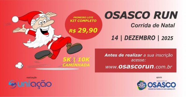 Imagem do evento OSASCO RUN - CORRIDA DE NATAL