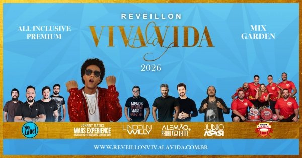 Imagem do evento Réveillon Viva La Vida 2026