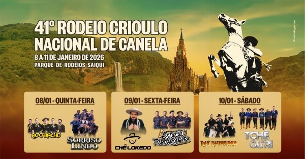 Imagem do evento 41º Rodeio Crioulo Nacional de Canela