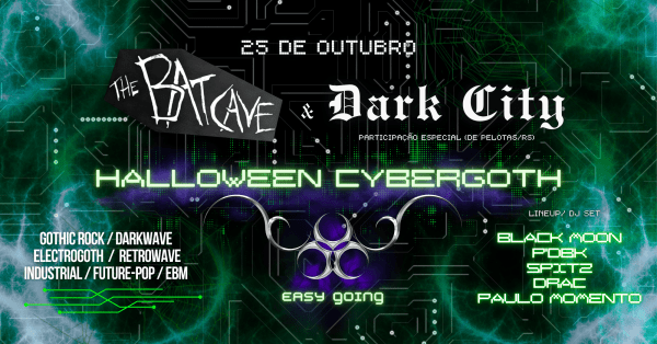 Imagem do evento Halloween CyberGoth - THE BATCAVE