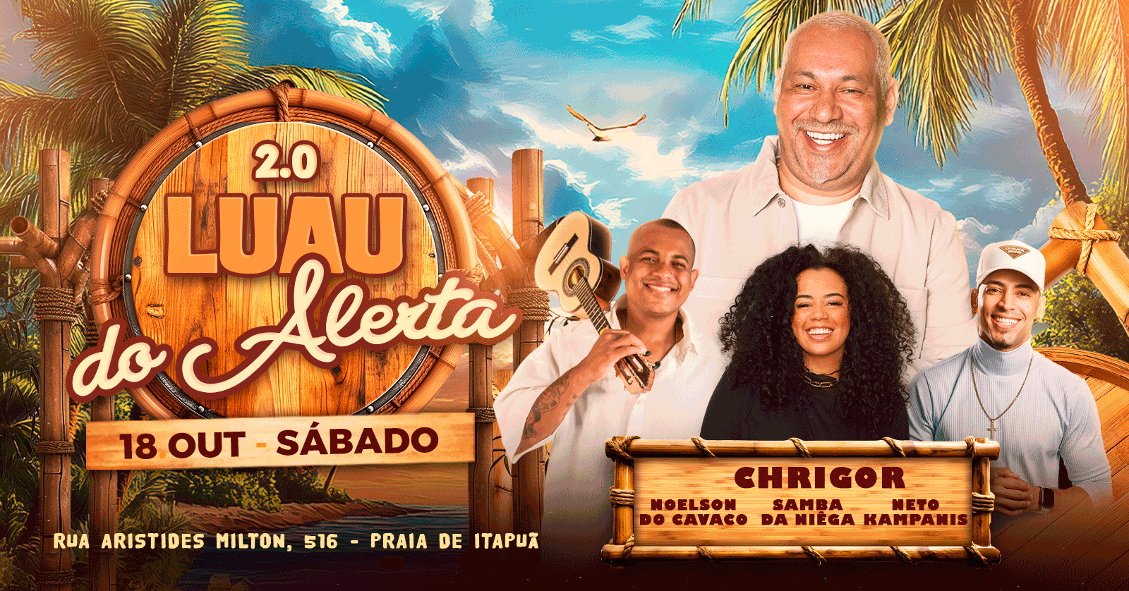 Luau do Alerta 2.0 em Salvador
