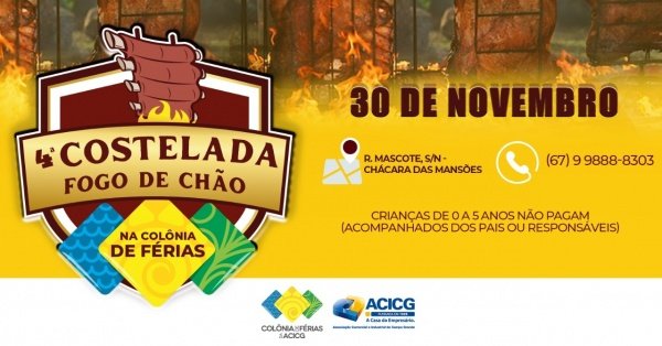 Imagem do evento 4ª COSTELADA 2025 DA COLÔNIA DE FÉRIAS