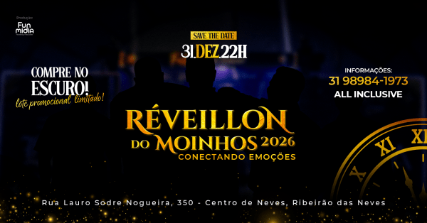 Imagem do evento Réveillon Moinhos 2026 Conectando Emoções