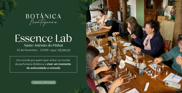 Imagem do evento Essence Lab - Crie seu próprio perfume natural