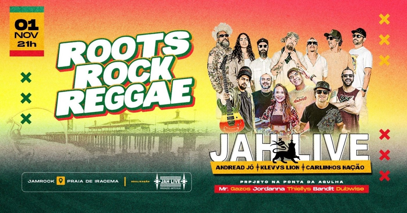 ROOTS ROCK REGGAE em Fortaleza - Sympla