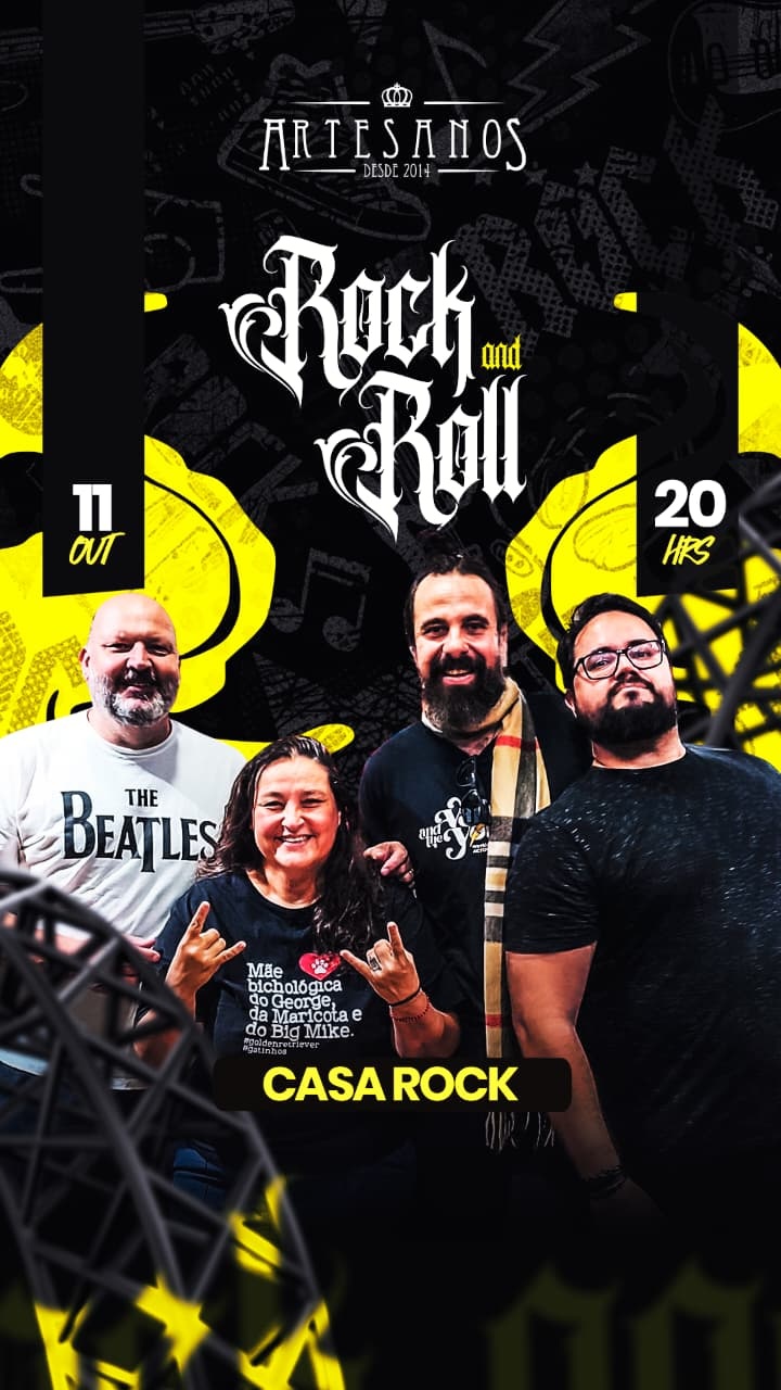 Casa Rock No quintal