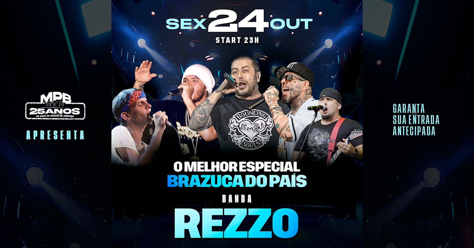 Especial Rock Brasuca com BANDA REZZO - 3 horas de mjuito rock nacional