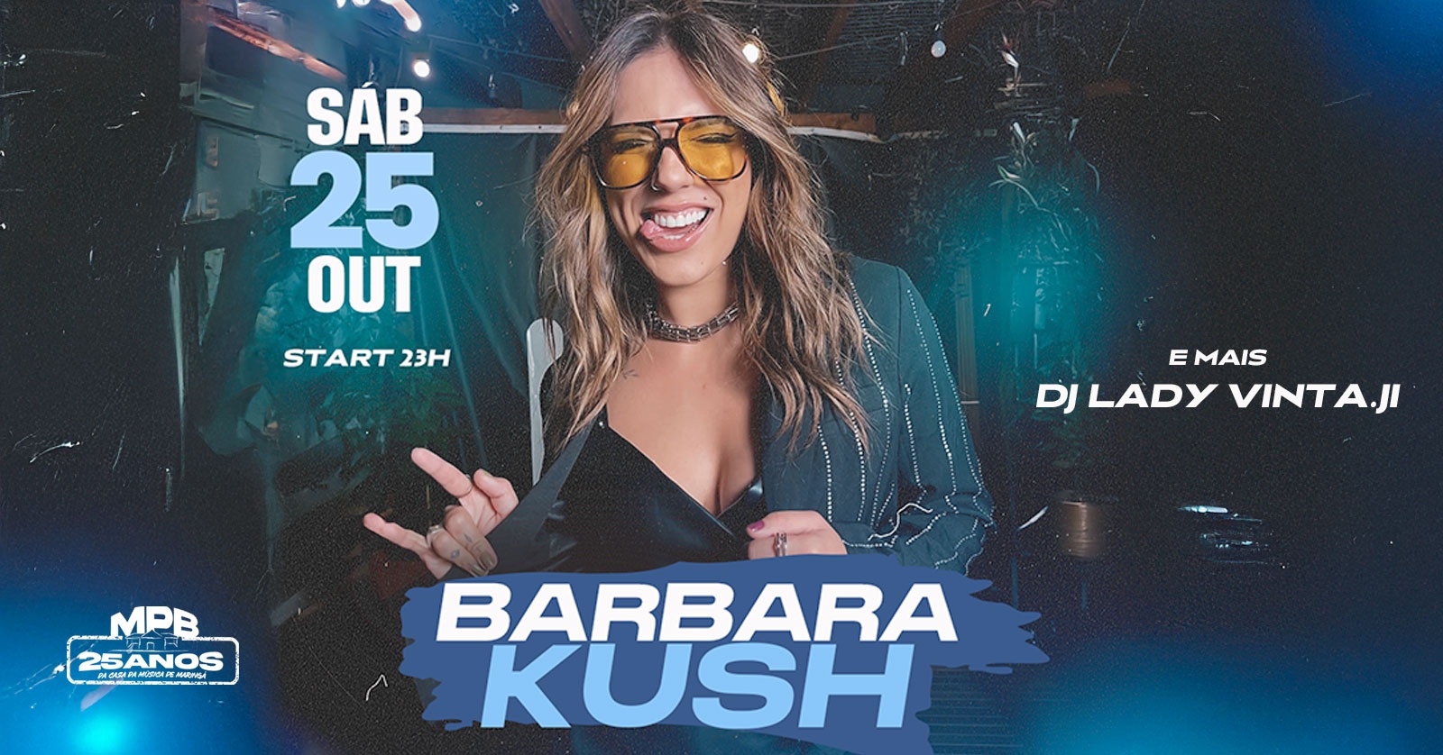 Rocktoberfest eletrizante com Barbara Kush + Dj Lady Vinta.Ji (abertura)