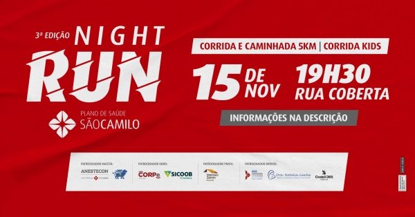Imagem do evento Night Run São Camilo