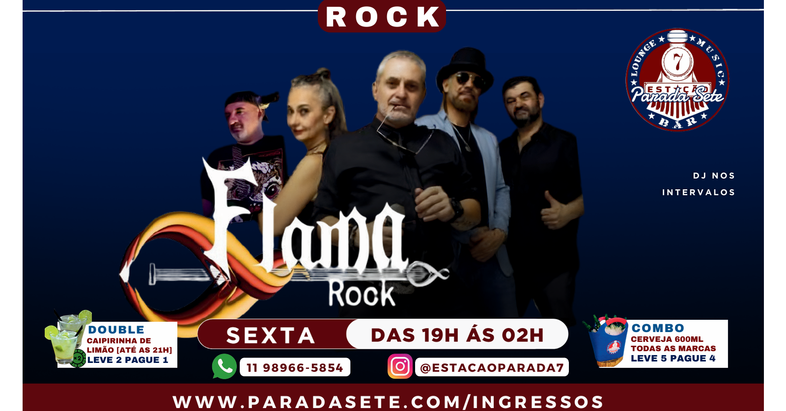 ROCK - BANDA FLAMA