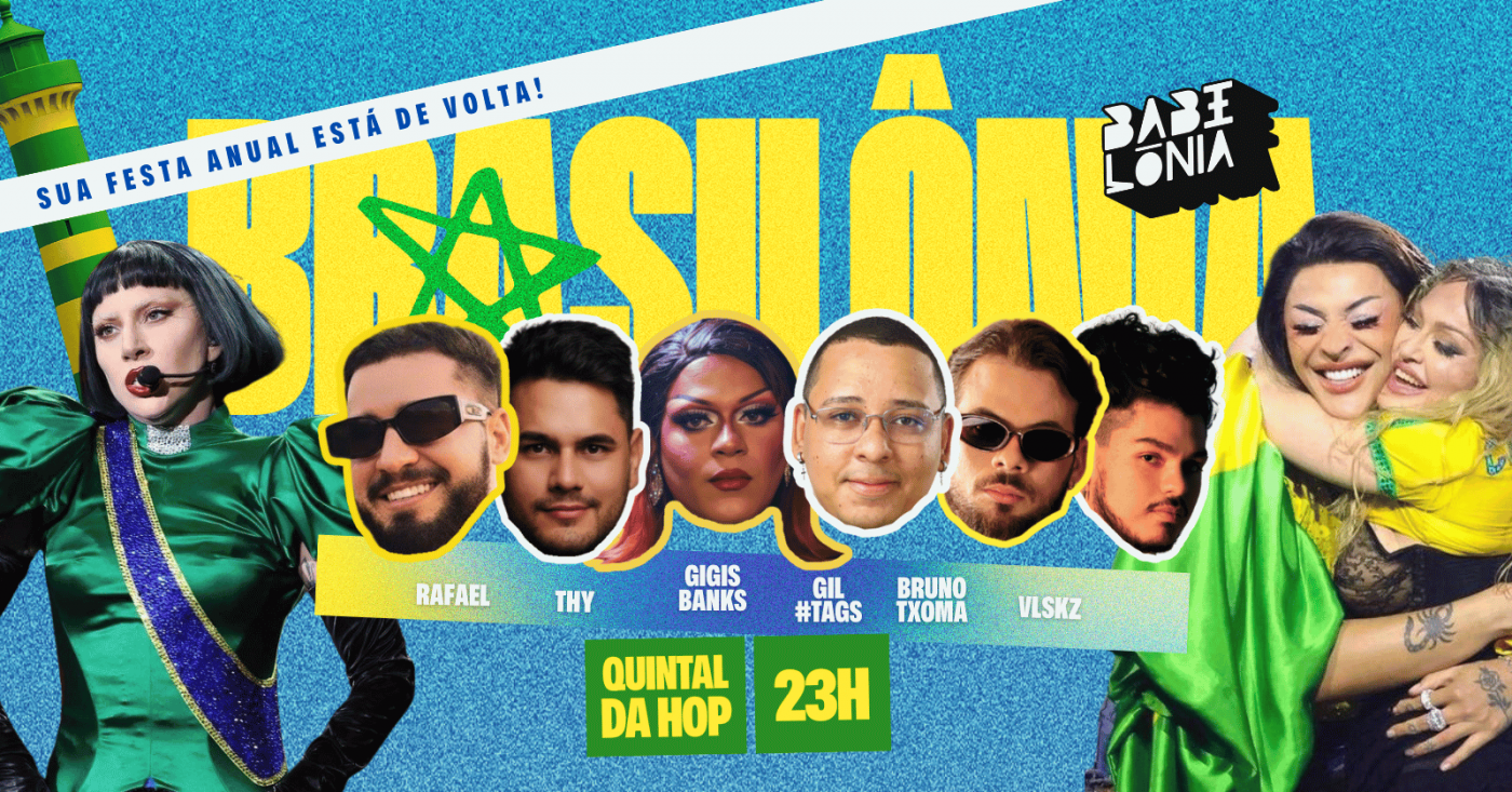 É hoje: Festa Brasilônia celebra o pop e o funk brasileiro nesta sexta (10) em Jaraguá
