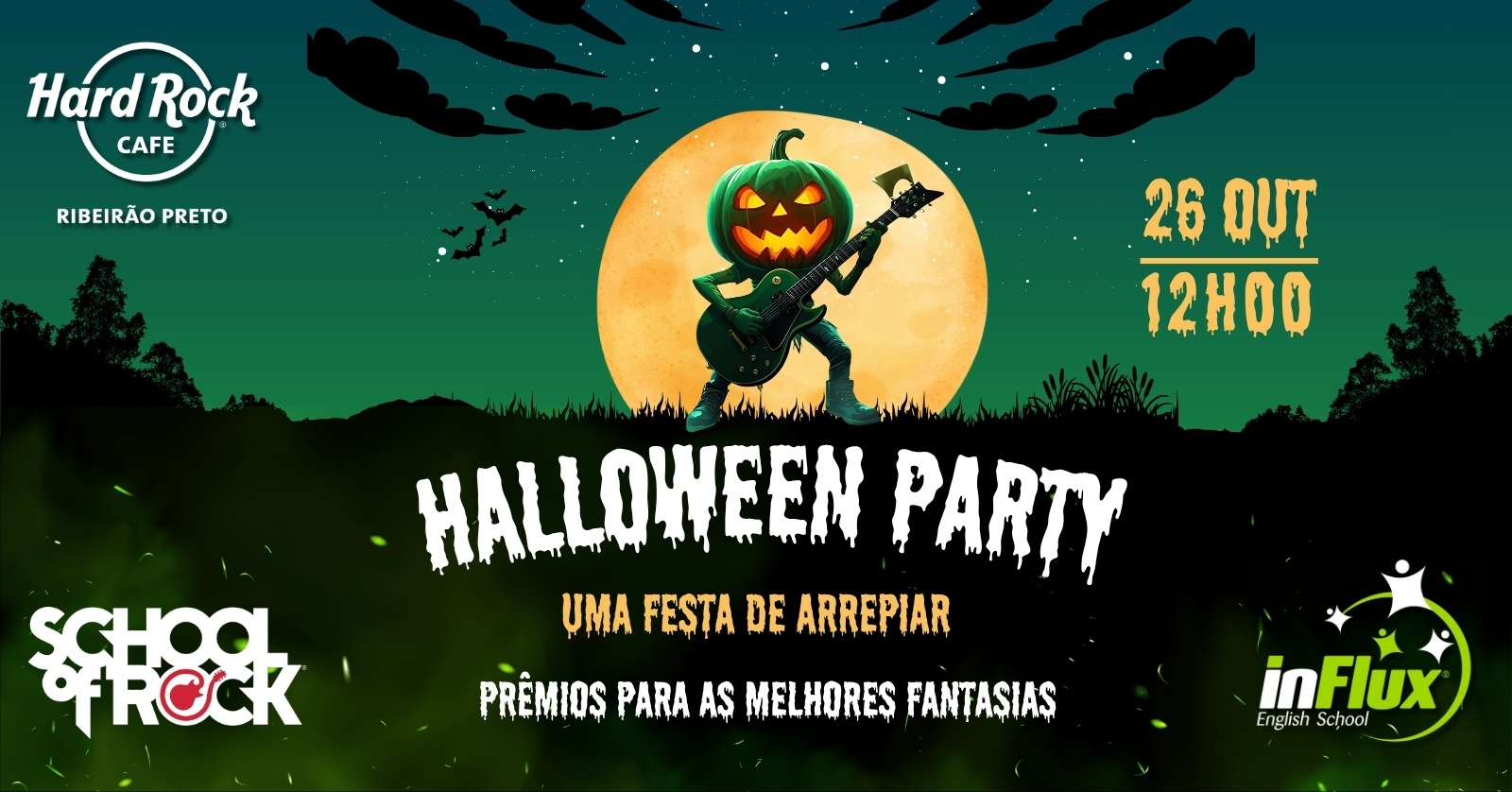 Halloween Party School Of Rock & Influx English School