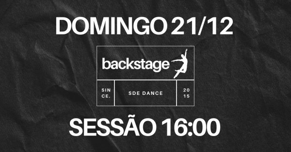 Imagem do evento Backstage - 10 anos em cena