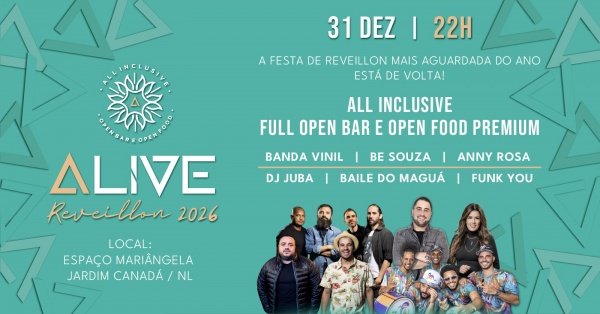 Imagem do evento REVEILLON ALIVE 2026