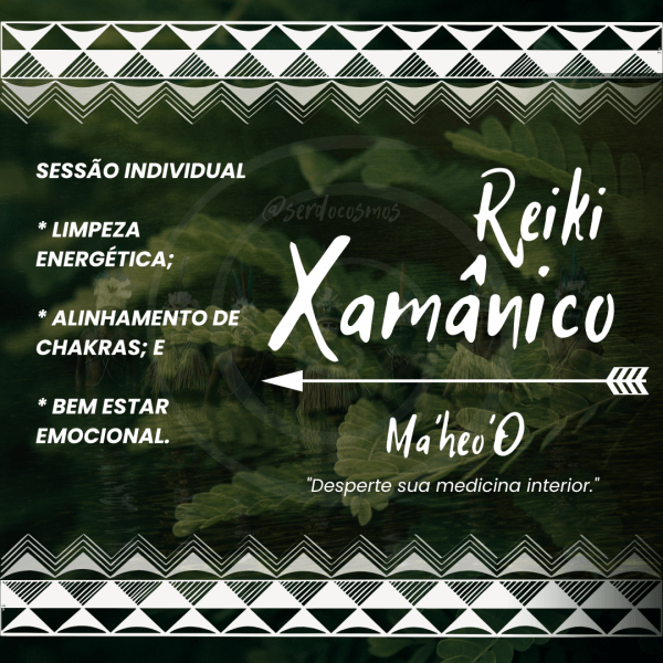 Imagem do evento Reiki Xamânico - Sessão Individual Presencial