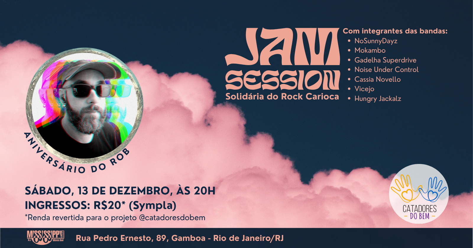 Jam Session Solidária do Rock Carioca (Aniversário do Rob)