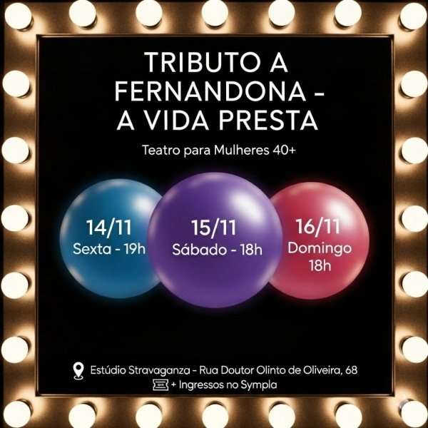 Imagem do evento Tributo A Fernandona - A Vida Presta