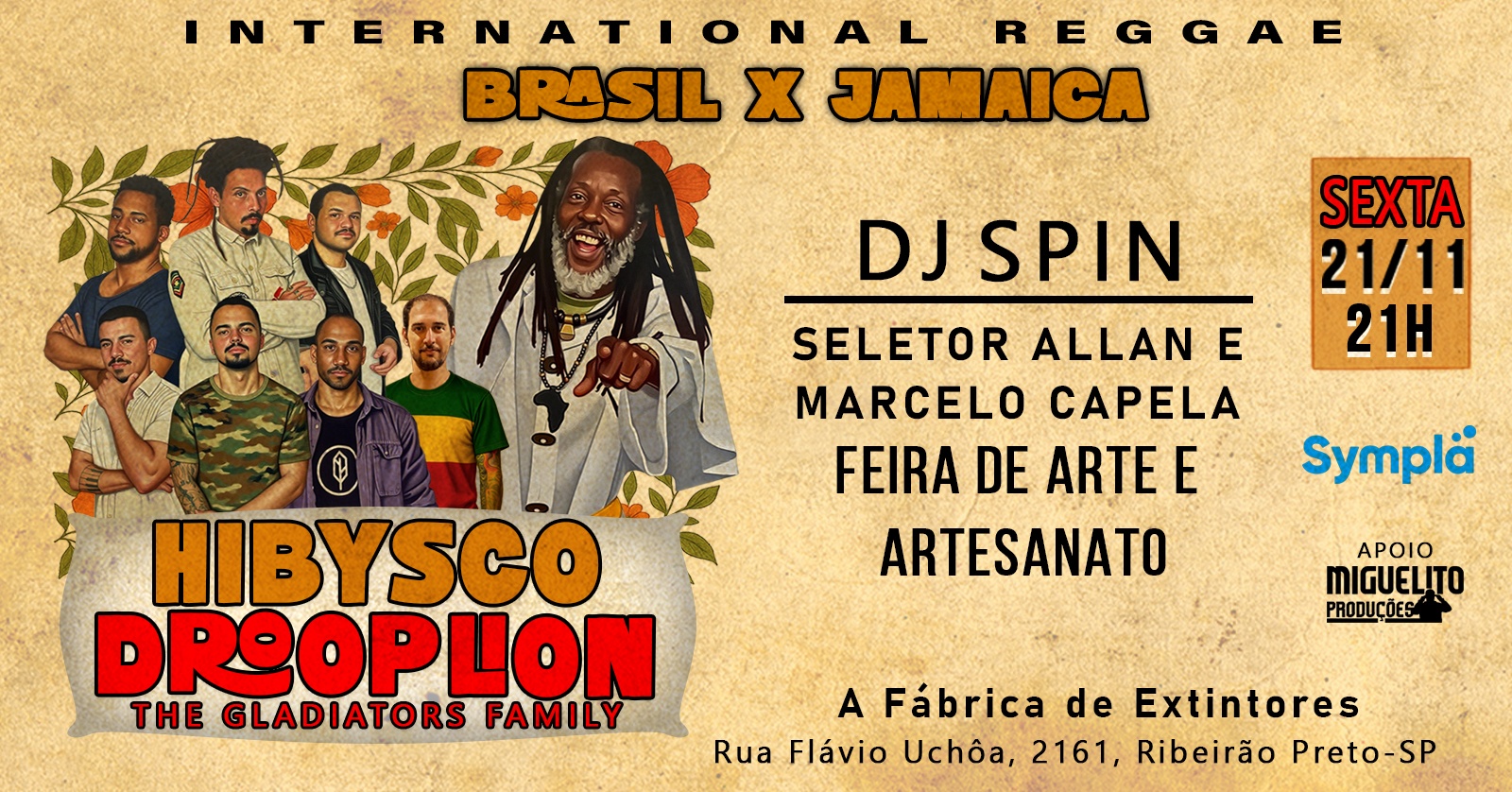 INTERNATIONAL REGGAE BRASIL X JAMAICA - HIBYSCO & DROOP LION (The