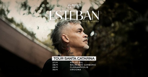 Imagem do evento Esteban Tavares em Rio do Sul / SC