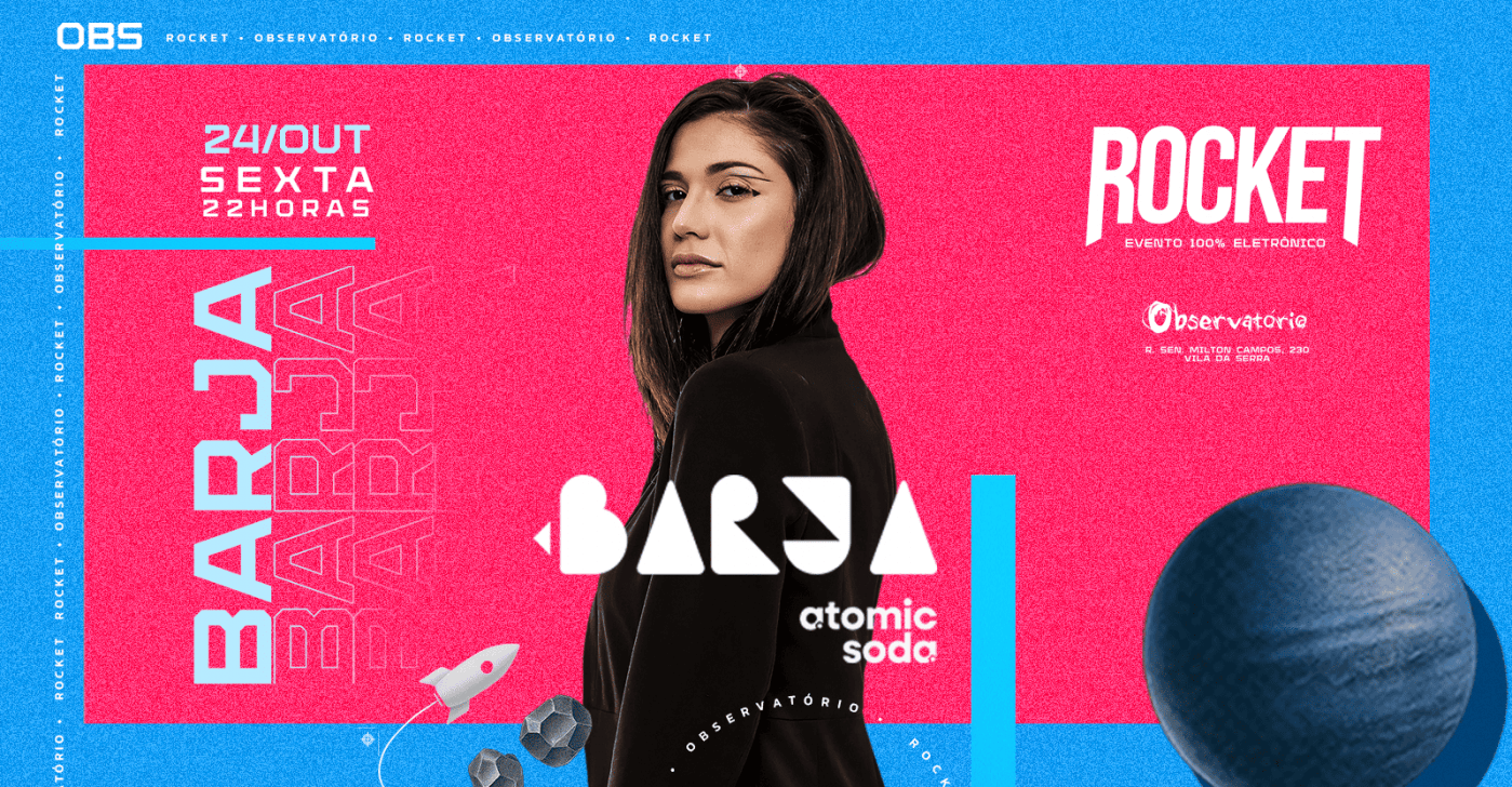 Rocket apresenta: Barja no Observatório em Nova Lima - Sympla