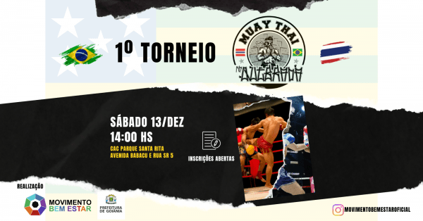 Imagem do evento 1º Torneio Muay Thai na Quebrada do Movimento Bem Estar