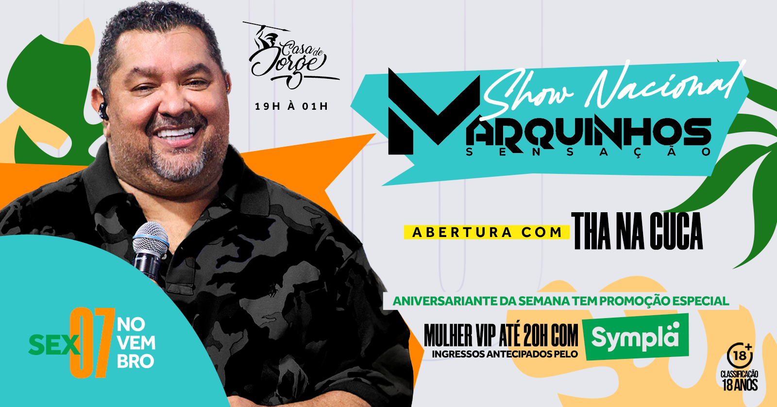 Show Nacional com Marquinhos Sensação em São José dos Campos