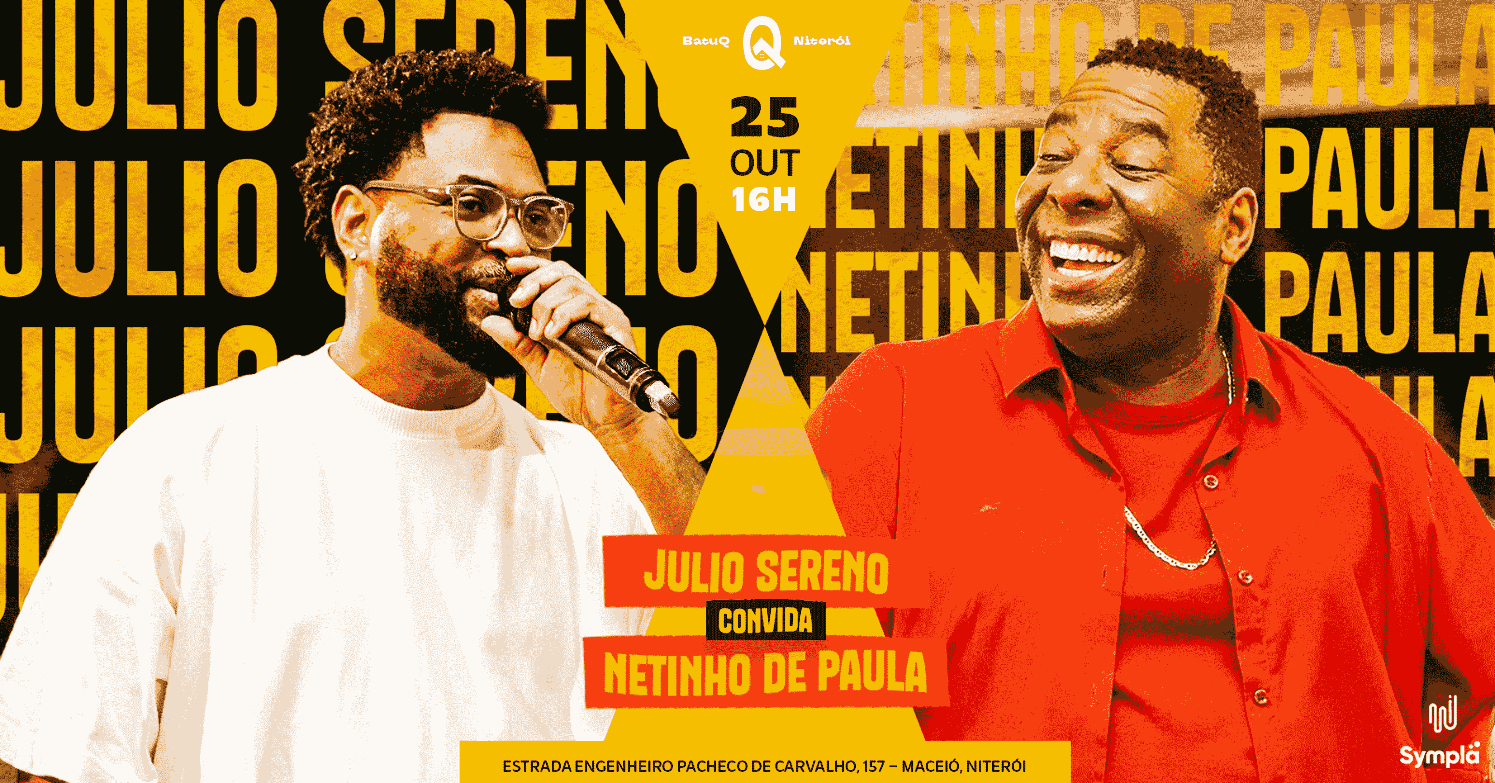 Julio Sereno Convida Netinho de Paula na Batuq Nitéroi! em Niterói
