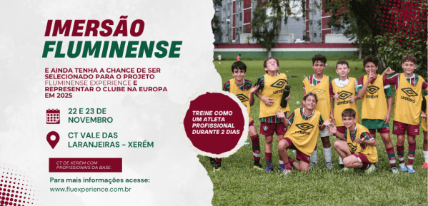 Imagem do evento Imersão de Treinos Fluminense Experience: 25 e 26 de Julho