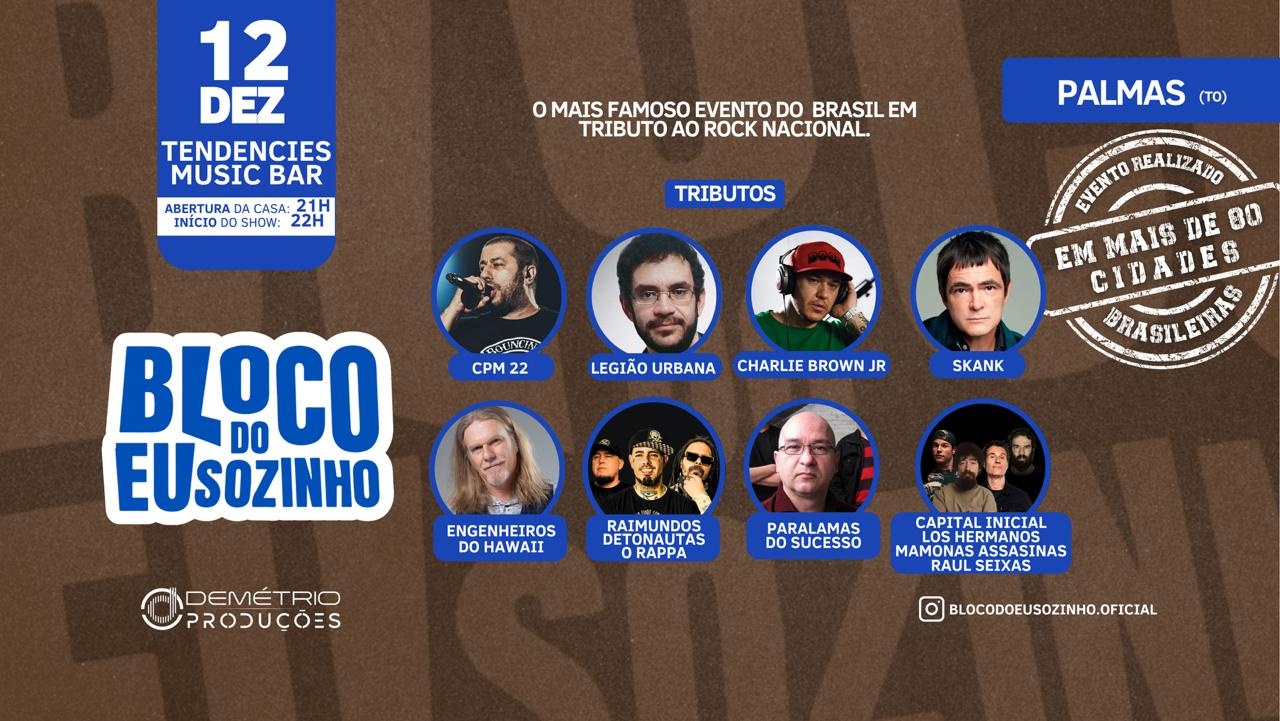 Bloco do Eu Sozinho em Palmas/TO