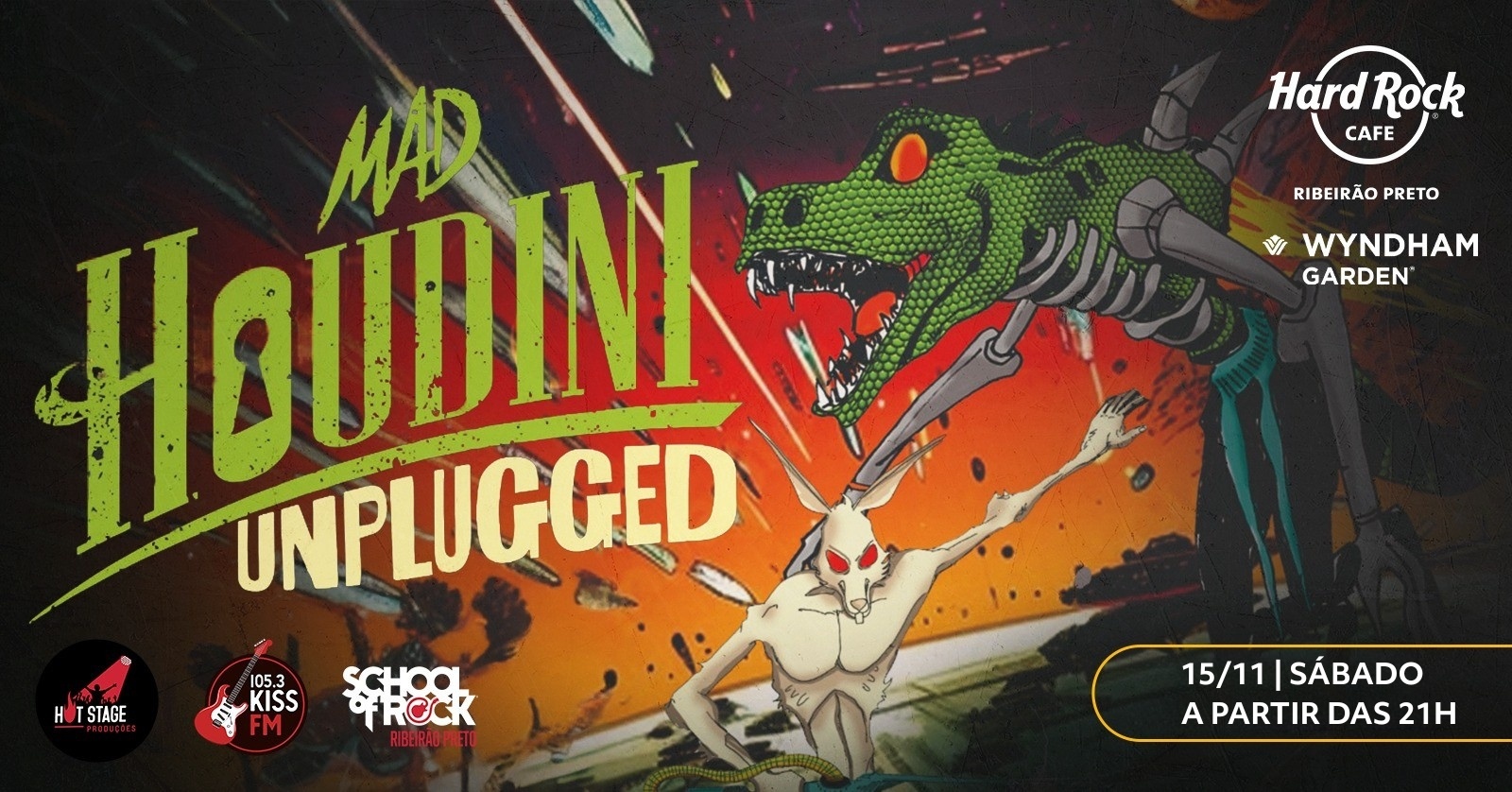 Mad Houdini – Rock Revival no Hard Rock Cafe