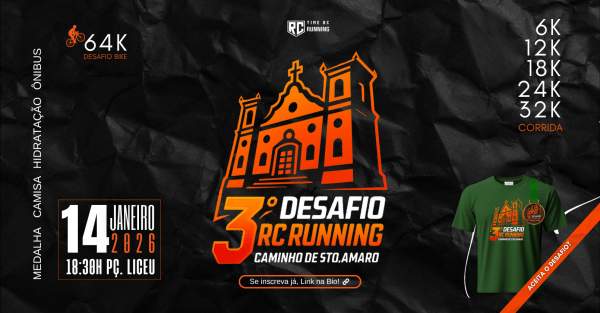 Imagem do evento 3º Desafio RC de Santo Amaro 2026.