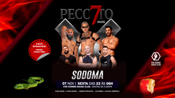 SODOMA FLORIPA - PECATTO - 7 ANOS em Florianópolis - Sympla