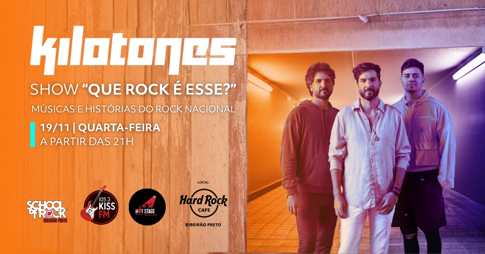 Que Rock é Esse? – Kilotones no Hard Rock Cafe Ribeirão Preto