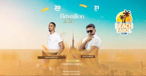 Imagem do evento Reveillon Beach Farol 2026