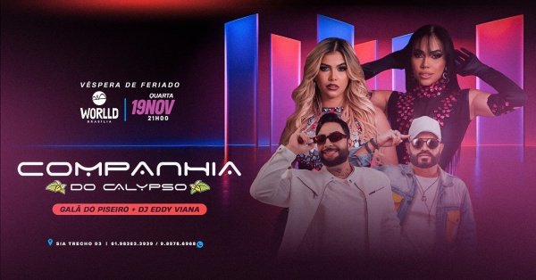 CLUBE DAS MULHERES | Worlld Brasília em Brasília - Sympla