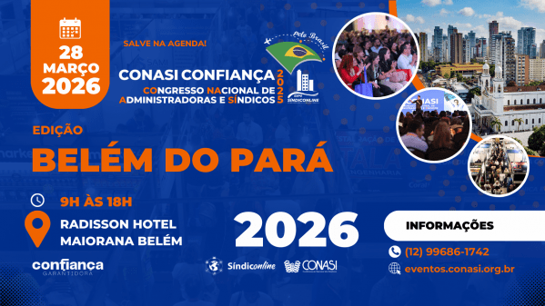 Imagem do evento CONASI CONFIANÇA Belém 2026 - Congresso Nacional de Administradoras e Síndicos pelo Brasil