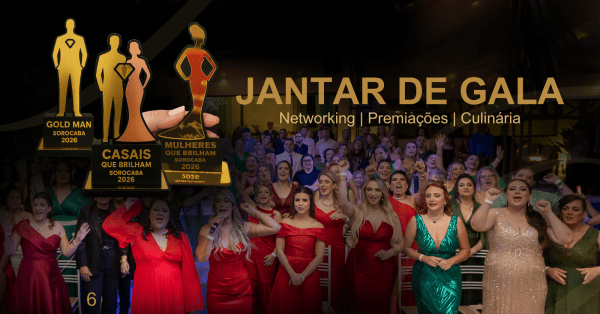 Imagem do evento Jantar de Gala Mulheres que Brilham | Gold Man | Casais que Brilham | 2ª edição Sorocaba