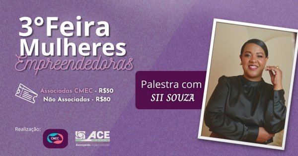 Imagem do evento 3ª Feira de Mulheres Empreendedoras (Cópia)