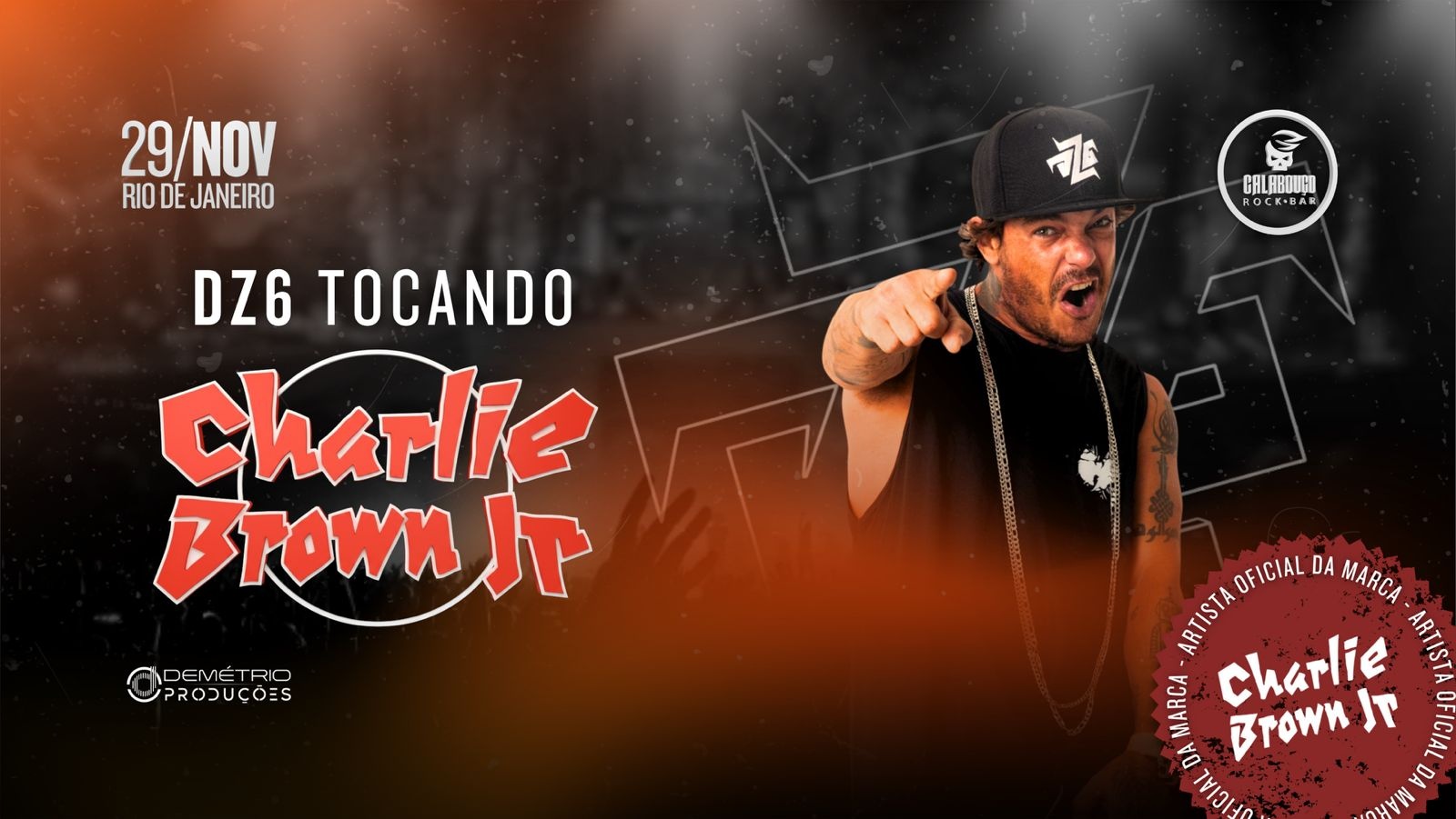 DZ6 tocando Charlie Brown Jr. - Rio de Janeiro/RJ