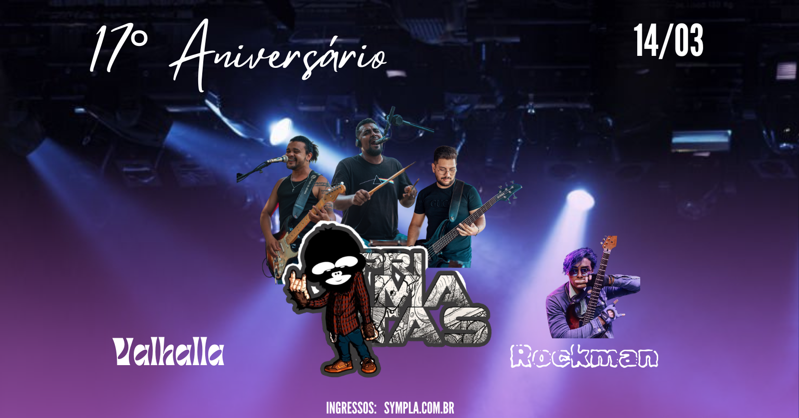 17° Aniversario da Banda Primatas