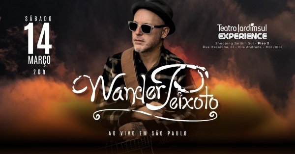 Imagem do evento Wander Peixoto – Ao vivo em São Paulo