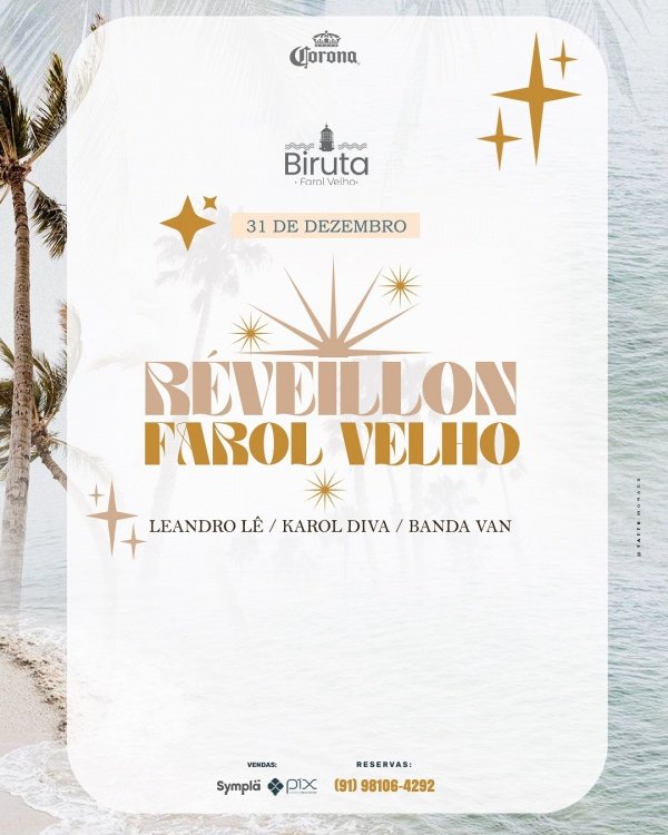 Imagem do evento REVEILLON BIRUTA FAROL VELHO