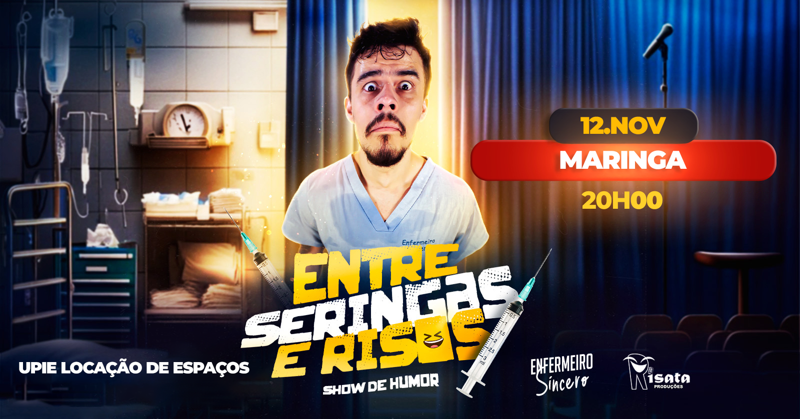 Image for the event: ENFERMEIRO SINCERO EM MARINGÁ