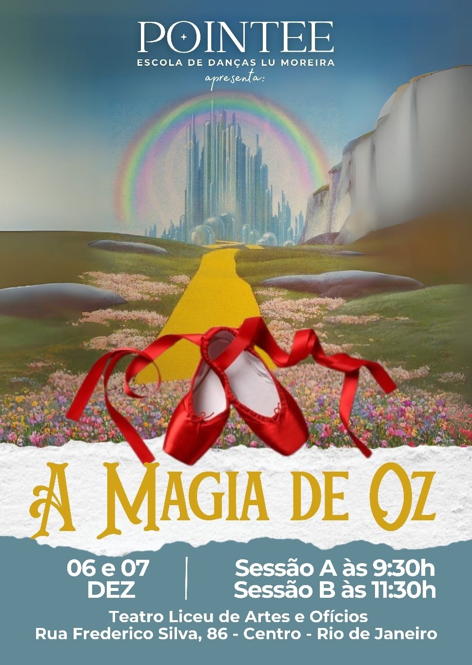 A Magia de Oz - Espetáculo Pointee 2025 em Rio de Janeiro - Sympla